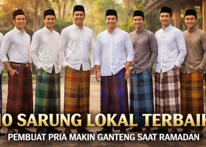 Ramadan 2026 Makin Stylish! Ini 10 Sarung Lokal yang Bikin Aura Ganteng Auto Naik