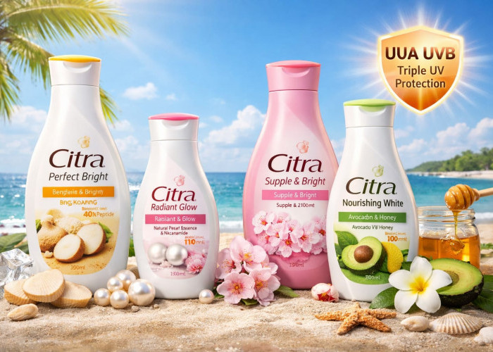 Citra UV Body Lotion, Solusi Kulit Glowing di Iklim Tropis