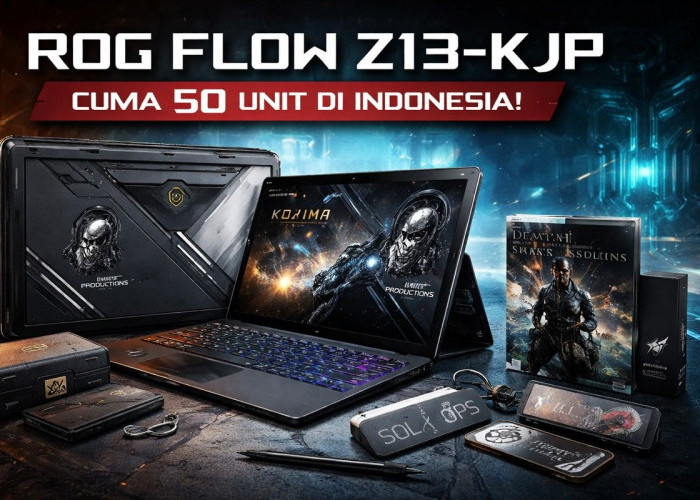 Eksklusif Banget! ROG Flow Z13-KJP Dibanderol Rp60 Jutaan, Stok Terbatas