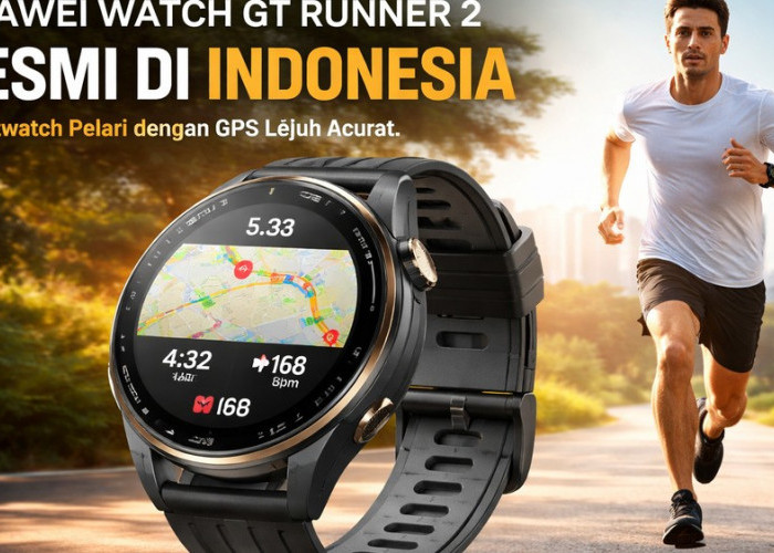 Huawei Watch GT Runner 2 Meluncur di Indonesia, Andalkan GPS Lebih Presisi untuk Penggemar Lari