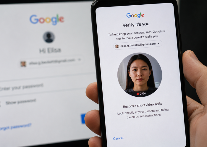 Google Uji Login Akun Pakai Video Selfie, Password Mulai Ditinggalkan?