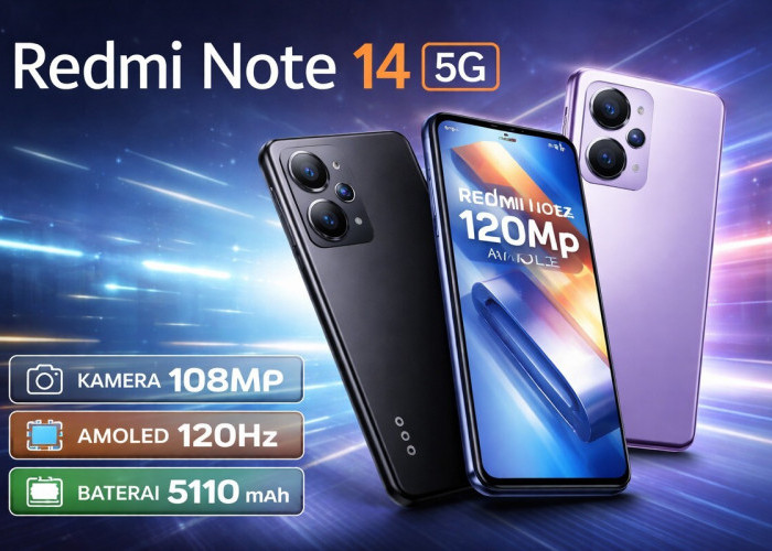 Spesifikasi lengkap fiitur Redmi Note 14 5G 2025