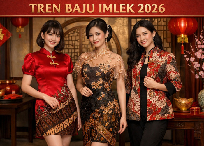 Inspirasi Outfit Imlek 2026, Qipao Batik Modern dari Casual hingga Formal