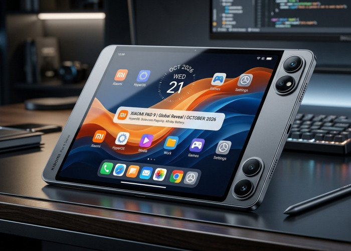 Xiaomi Pad 9 Siap Dobrak Pasar, Tablet Monster Ini Rilis Oktober 2026!