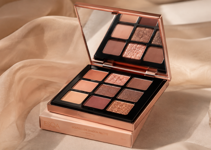 ESQA Goddess Eyeshadow Palette, Punya 9 Warna dan Empat Finishing