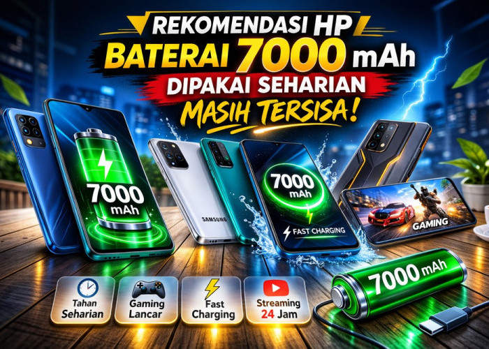 Daftar HP Baterai Super Awet 7000 mAh, Aktivitas Seharian Tetap Aman