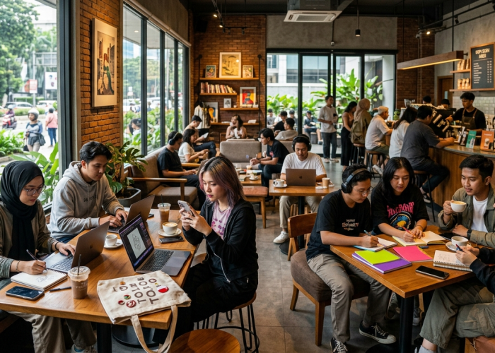 Kenapa Gen Z Lebih Kreatif Saat Nongkrong? Ini Rahasia Kafe Estetik!