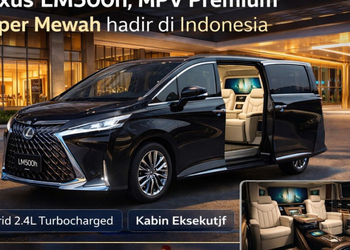 Lexus LM500h, MPV Sultan dengan Fasilitas Setara First Class