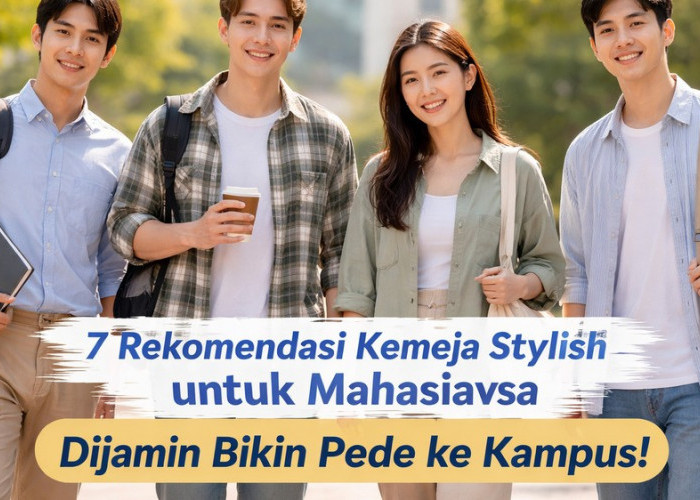 7 Rekomendasi Kemeja Stylish untuk Mahasiswa, Dijamin Bikin Pede ke Kampus!
