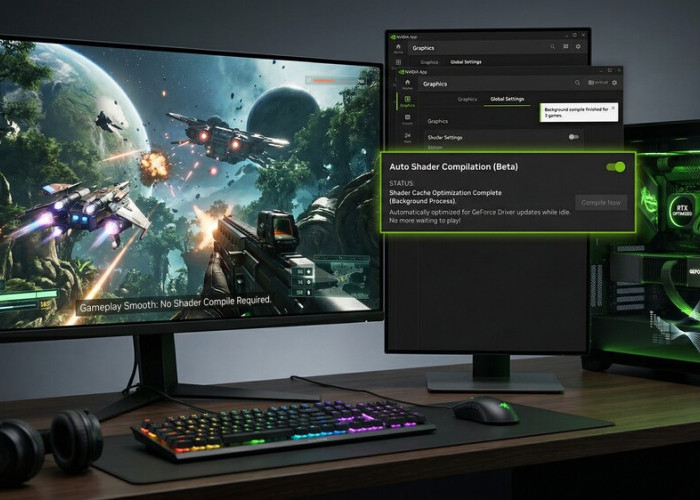 Selamat Tinggal Stuttering! NVIDIA App Hadirkan Fitur Auto Shader Compilation