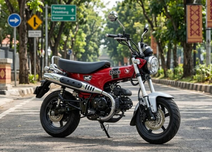 Honda Dax 125, Motor Klasik dengan Rangka T-Shape yang Unik