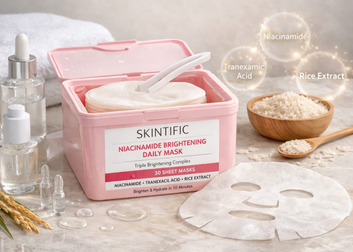 Glowing Tiap Hari? Ini Rahasia Skintific Niacinamide Brightening Daily Mask