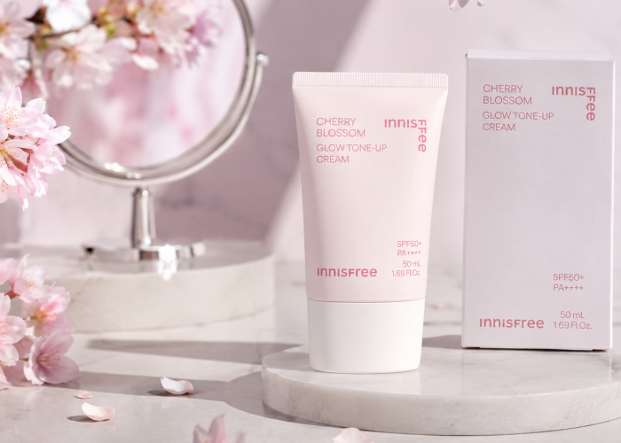 Cherry Blossom Glow Tone Up Cream, Pilihan Innisfree untuk Kulit Tampak Cerah
