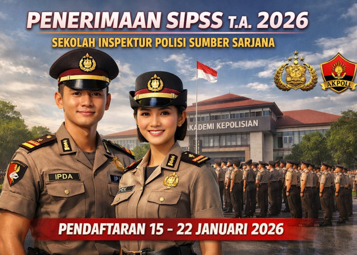 Polri Buka Loker Januari 2026 Lewat Penerimaan SIPSS, Simak Formasinya 