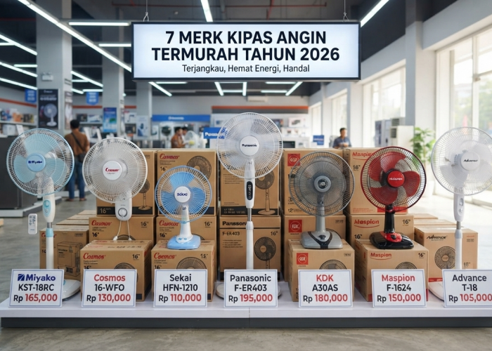 Bingung Pilih Kipas Angin? Ini 7 Merek Murah yang Bisa Dipertimbangkan