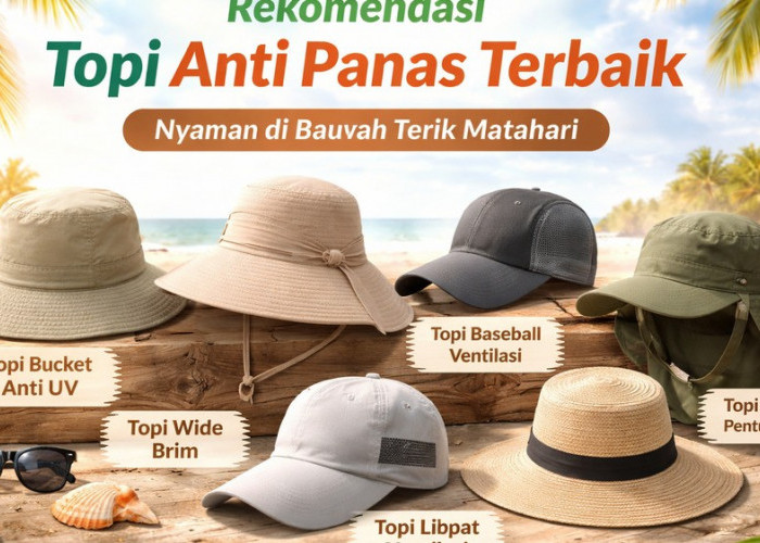 Rekomendasi Topi Anti Panas Terbaik, Tetap Nyaman di Bawah Terik Matahari