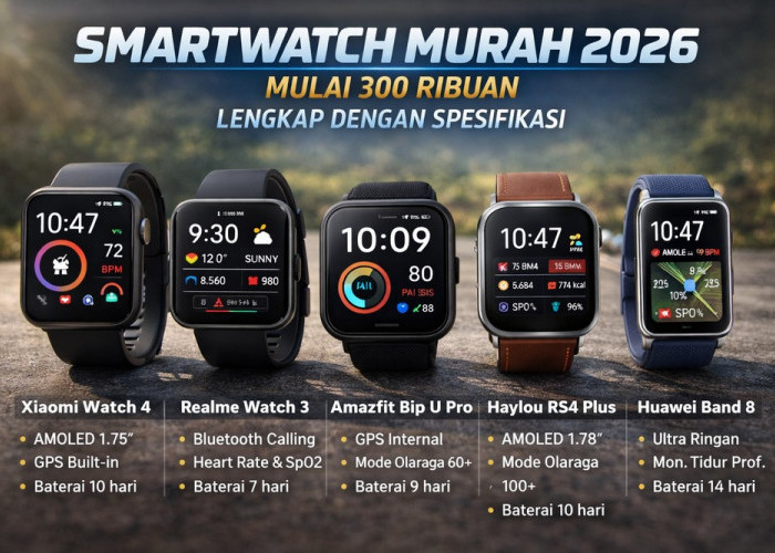 Daftar Smartwatch Budget Friendly Tahun 2026