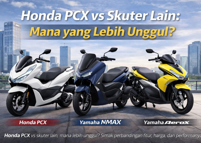 Perbandingan Honda PCX, NMAX, dan Aerox: Pilih Mana?