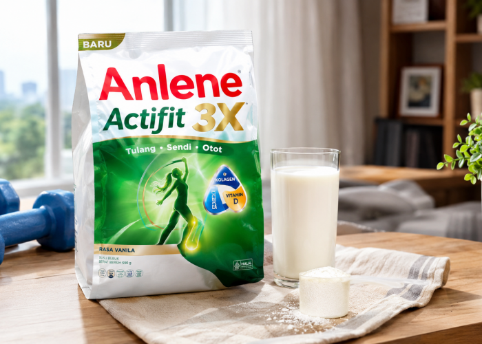Anlene Actifit 3X, Susu Tinggi Kalsium untuk Membantu Menjaga Kekuatan Tulang