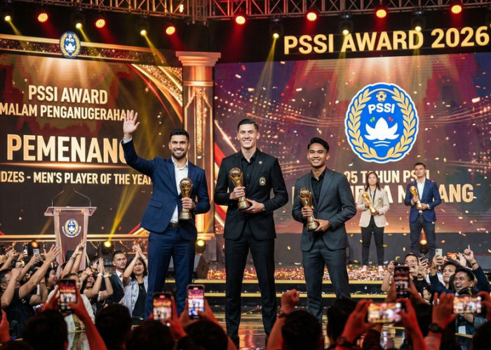Daftar Lengkap Pemenang PSSI Award 2026: Jay Idzes Jadi Pemain Terbaik