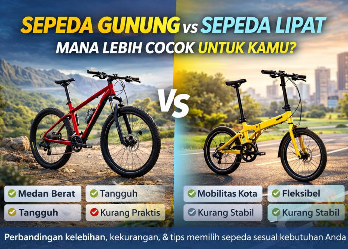 Sepeda Gunung vs Sepeda Lipat: Pilih yang Mana di 2026?