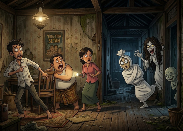 Gak Jadi Takut, Film 'Tiba-Tiba Setan' Bikin Perut Mules