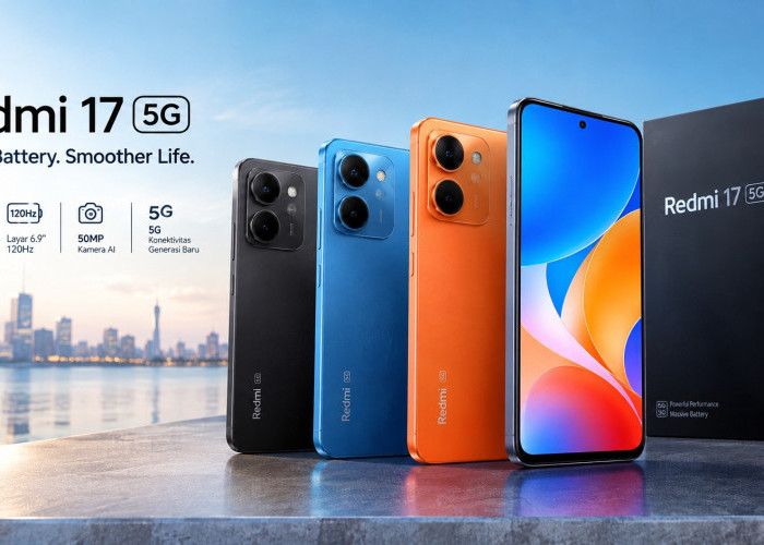 Redmi 17 5G Resmi Meluncur Global, Bawa Baterai 7.500 mAh dan Layar 120Hz