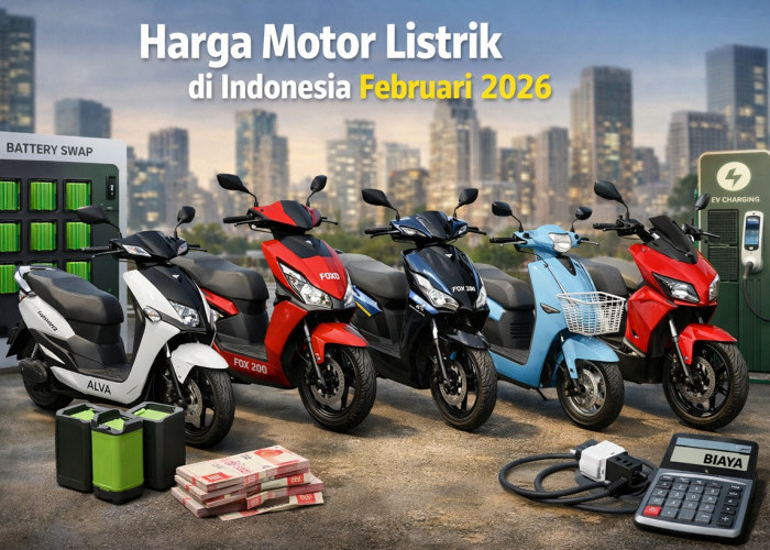 Harga Motor Listrik Turun? Cek Daftar Lengkap Februari 2026 dari Entry-Level sampai Premium