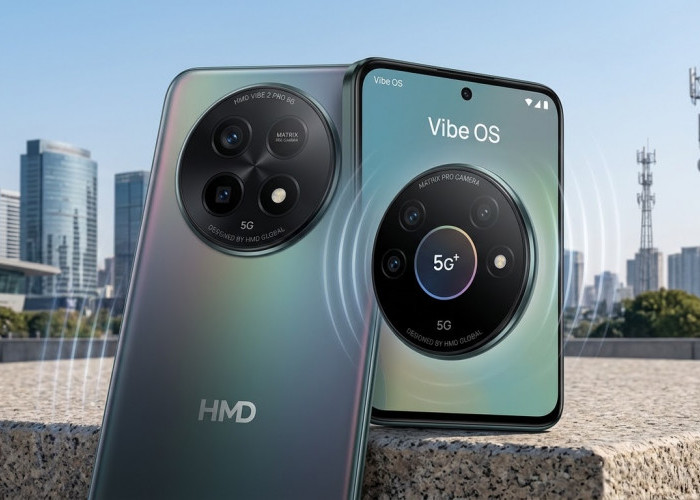 HP Baru HMD Vibe 2 Pro 5G Bawa Kamera Sony 64MP dan Android 16