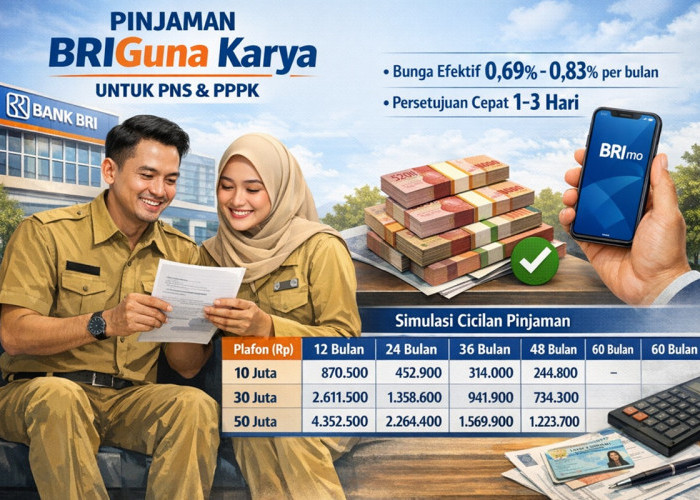 Bank BRI Luncurkan Pinjaman BRIGuna Karya untuk PNS dan PPPK Januari 2026