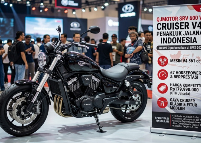 Jarang Ada di Kelasnya! QJMotor SRV 600 V Tawarkan Sensasi Mesin V4 dengan Harga Lebih Ramah