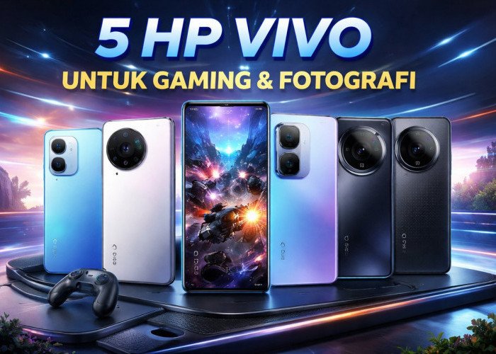5 HP Vivo Terbaik untuk Gaming dan Fotografi, Performa Ngebut Kamera Tajam, Dijamin Rata Kanan
