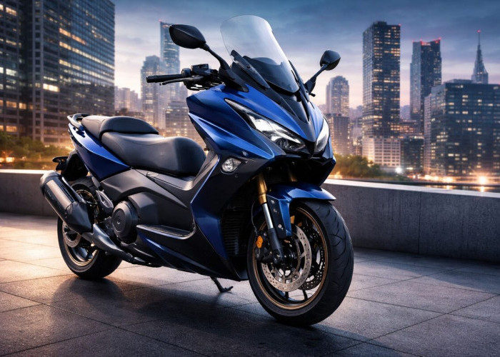 Maxi Scooter Rasa Sportbike, Ini Daya Tarik Yamaha TMAX 2026