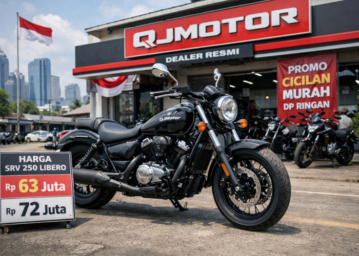 Harga QJMotor SRV 250 Libero di Indonesia 2026, Motor Cruiser Bergaya Retro Dibanderol Mulai Rp63 Jutaan