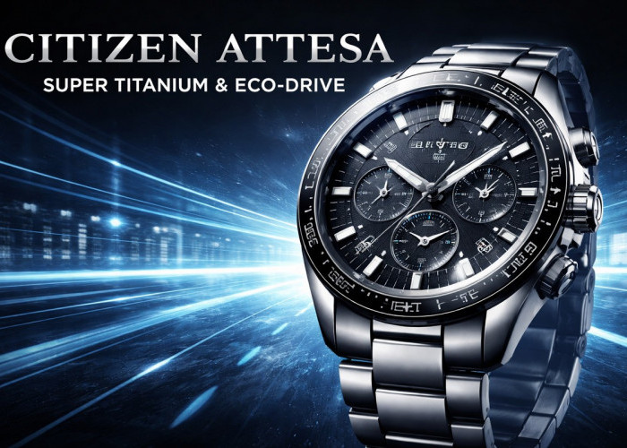 Citizen Attesa Jadi Pilihan Jam Tangan Mewah dengan Material Super Titanium