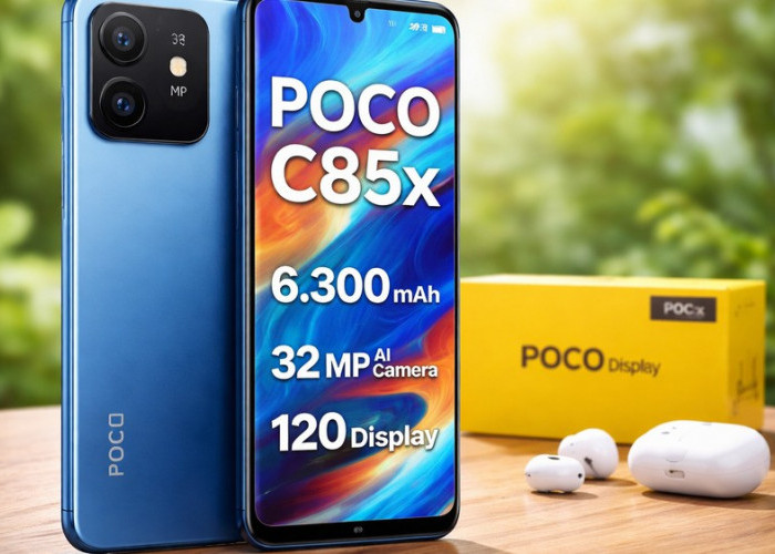 Poco C85x Resmi Rilis! HP Murah dengan Baterai 6.300 mAh Siap Kuasai Pasar