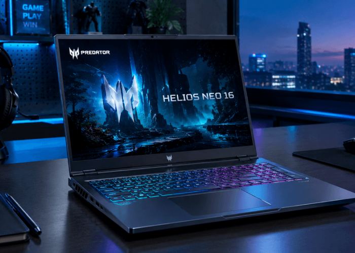 Acer Predator Helios Neo 16, Laptop Gaming dengan Grafis RTX 5070
