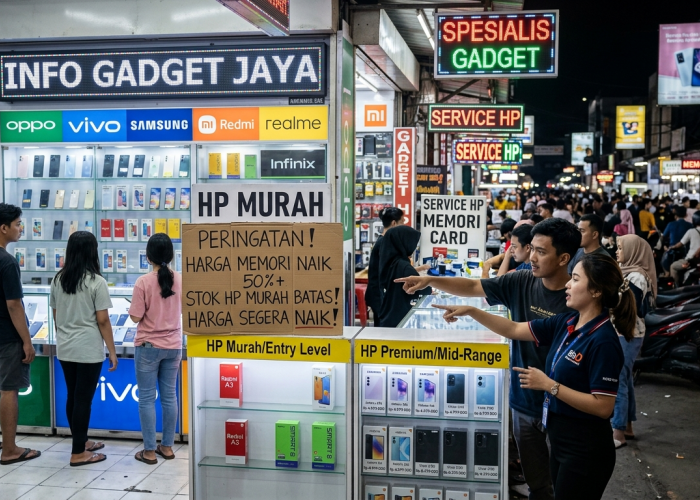 Goodbye HP 1 Jutaan: Harga Memori Meroket, Dompet Kaum Mendang-Mending Menjerit!