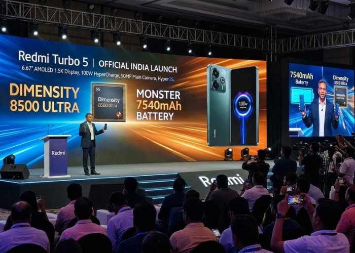 Redmi Turbo 5 Menggila di India: Bawa Baterai 7.540mAh yang Bikin Powerbank Sungkem!