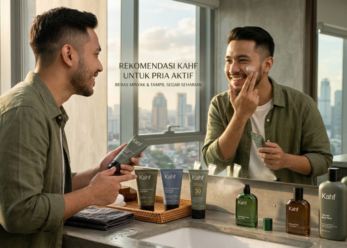 Wajah Segar Bebas Masalah, Cek Rekomendasi Kahf Sesuai Jenis Kulit