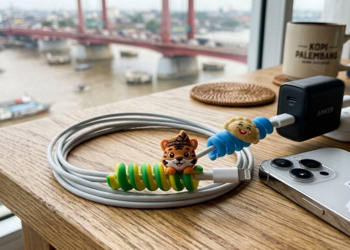 Kabel Charger Sering Putus? Pasang Pelindung Spiral Karakter Ini Dong!