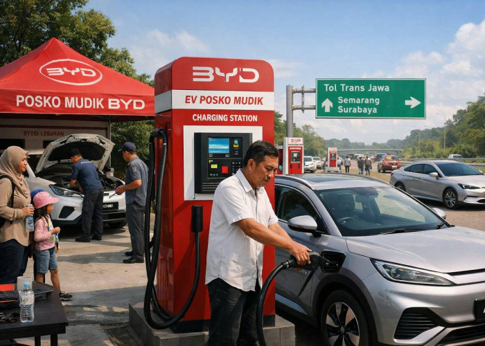 BYD Hadirkan Posko Mudik untuk Pengguna Mobil Listrik, Ini Daftar Lokasinya