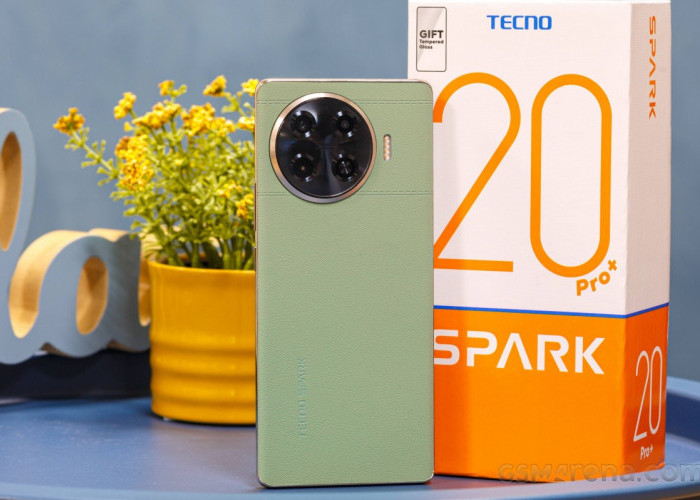 Tecno Spark 20 Pro Plus: Punya Desain Memikat, Begini Spesifikasinya!