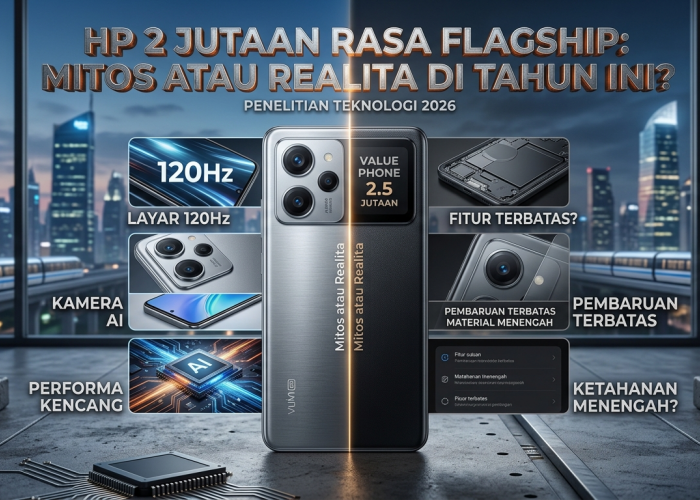 Dulu Dianggap Mitos, Kini HP 2 Jutaan Punya Fitur Nyaris Setara Flagship!