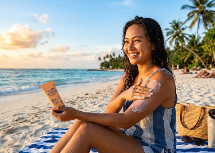 Sunscreen Scora Bright Me Up SPF40, Cek Harga dan Kandungannya