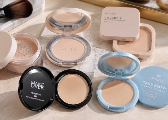 Bedak Tabur atau Padat? Ini 5 Pilihan yang Bisa Masuk Pouch Makeup