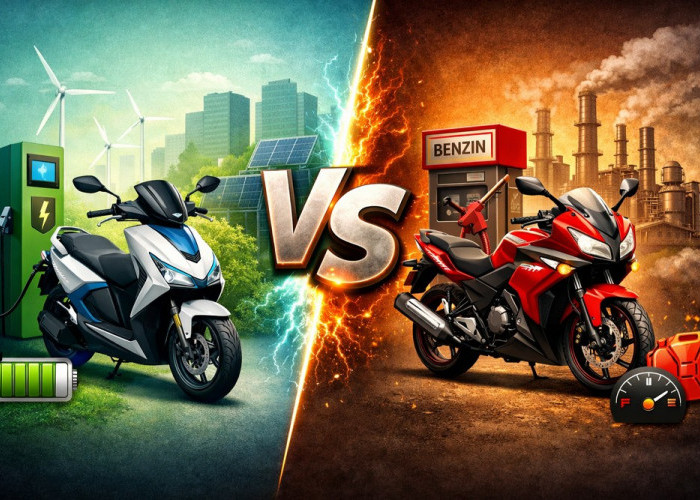 Motor Listrik atau Bensin? Ini Perbandingan Lengkapnya