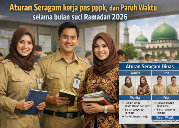 Aturan Seragam Dinas PNS, PPPK, dan Paruh Waktu Selama Bulan Suci Ramadan 2026