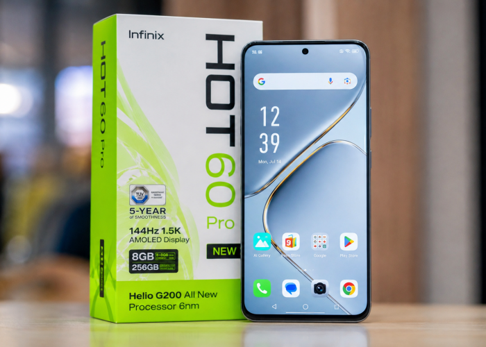 Infinix Hot 60 Pro Resmi Jadi Pilihan HP Rp2 Jutaan dengan Layar AMOLED 144Hz