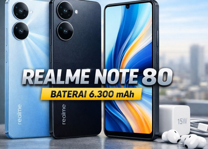 Realme Note 80 Resmi Dijual di Indonesia, Siap Jadi Raja HP Entry Level